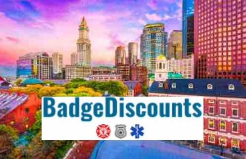 first responder Boston discounts