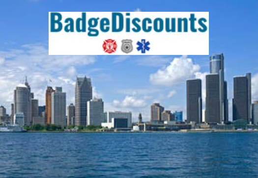 first responder Detroit discounts
